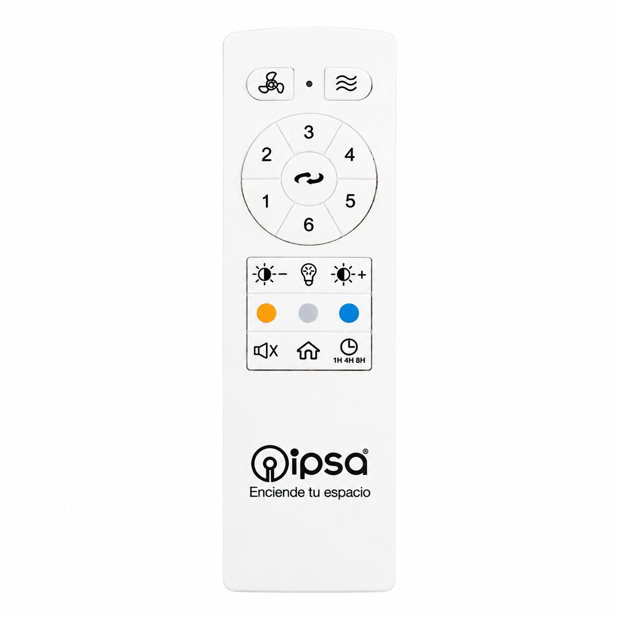 Ipsa Ventilador de Techo 52" de 3 Aspas con Luz y Control Remoto CCT, Modelo Cabos