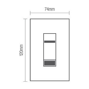 Atenuador de Luz Ipsa DIMM/STD | Regulador Intensidad | Placa Vertical | Unipolar/3 Vías- Luzdeco