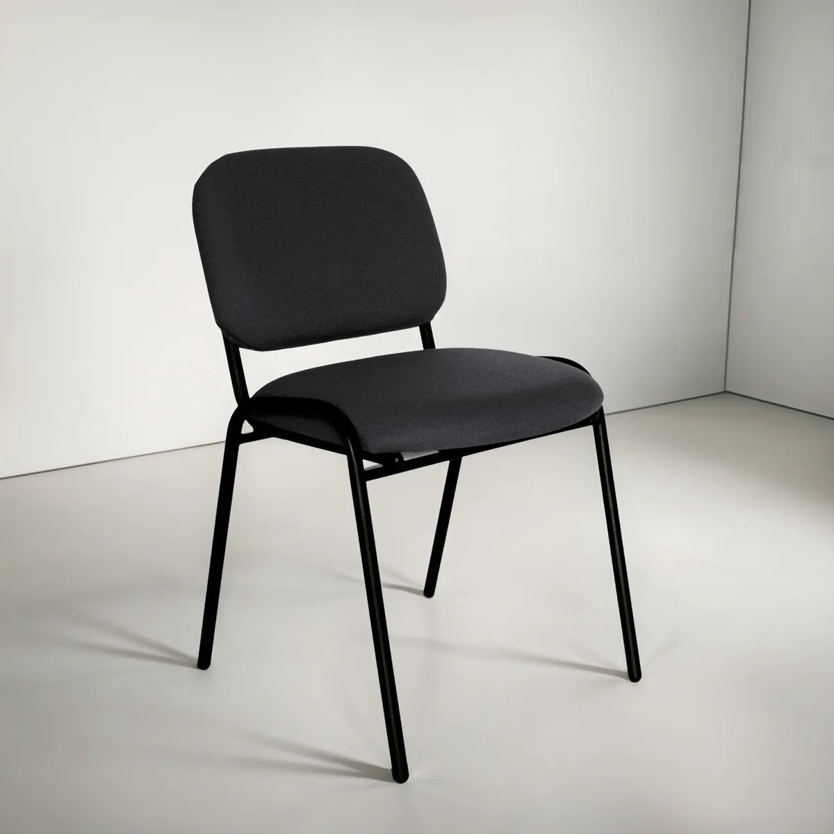 Offiho Silla de Oficina para Visita Tapizada con Estructura de Acero, Modelo ECOVISITA