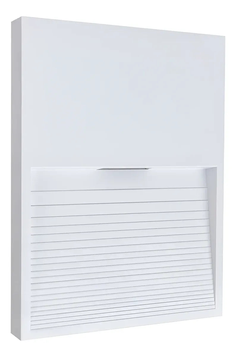 Estevez Luminaria LED de cortesía rectangular 1W 2700K IP65, Modelo 19289-0-WW