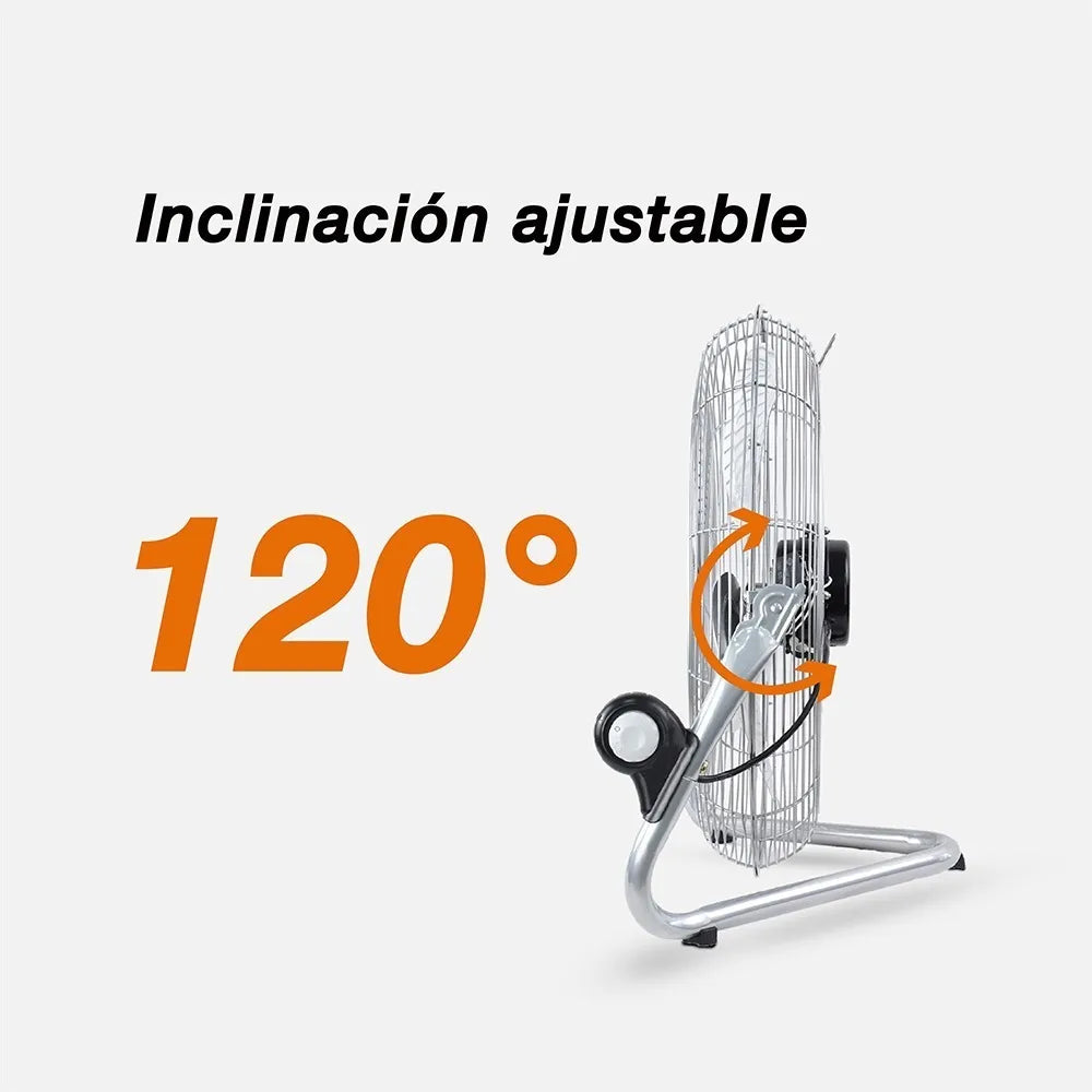 Mytek Ventilador 2 en 1 de Pared y Piso de 20" 190W Industrial, Modelo 3306