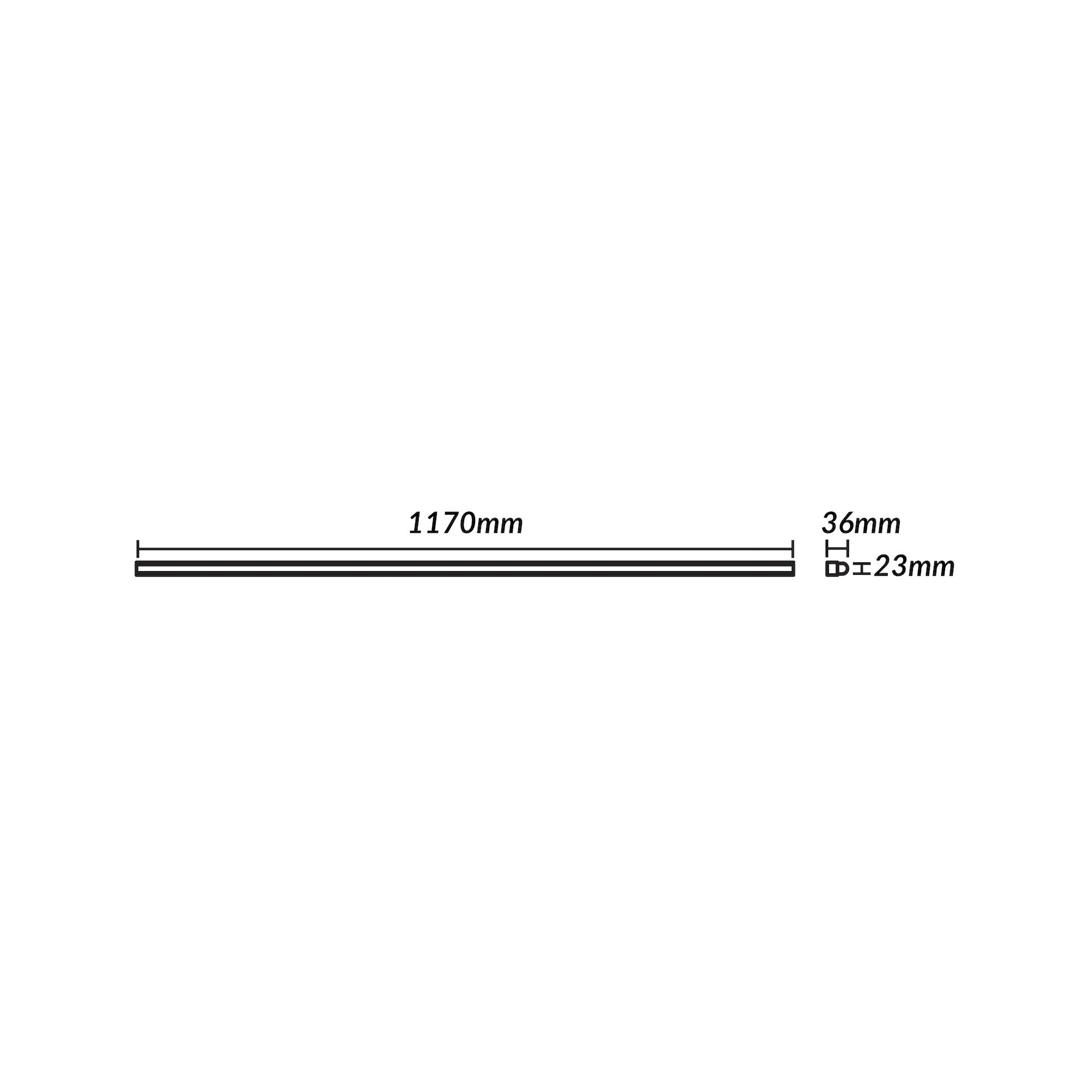 Estevez Luminario Lineal Slim CCT 16W, Modelo 5620-0-CCT