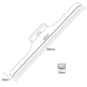 Ipsa Luminario LED Recargable, Modelo ML/USB-C/MT