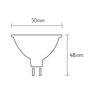 Ipsa Foco LED 8W Entrada GU5.3 MR16, Modelo LED8W-MR16