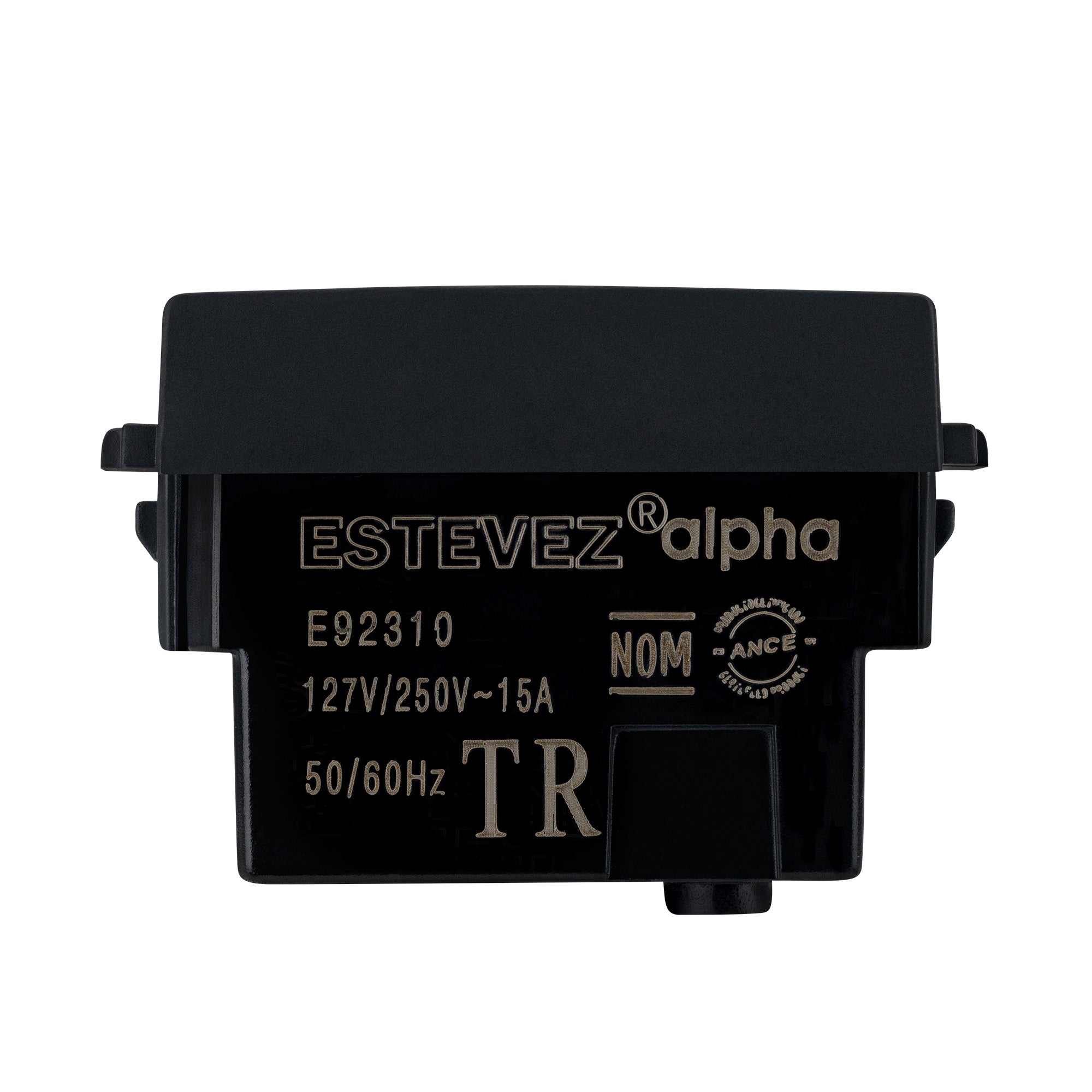 Estevez Contacto Dúplex 2P + T / 3 Módulos Alpha, Modelo E90310