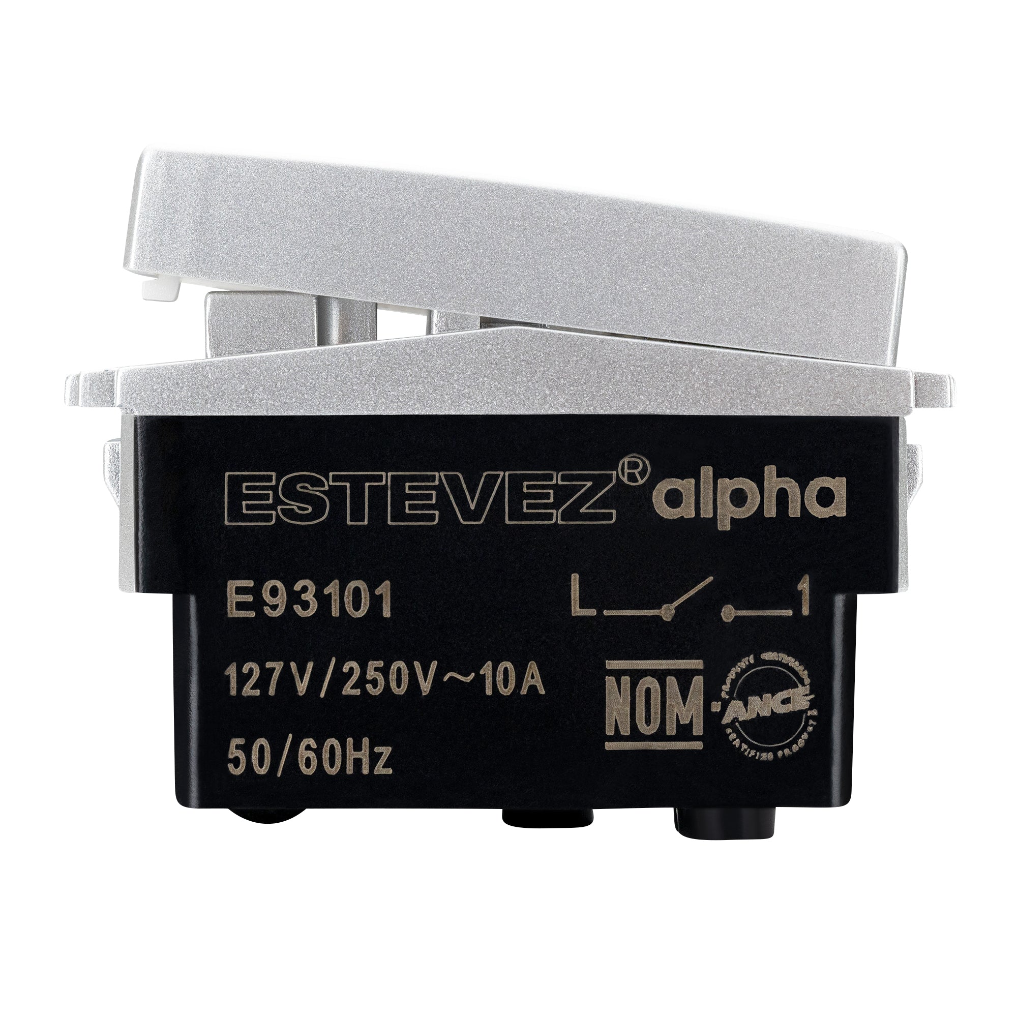 Estevez Apagador Sensillo con Piloto Alpha, Modelo E90101