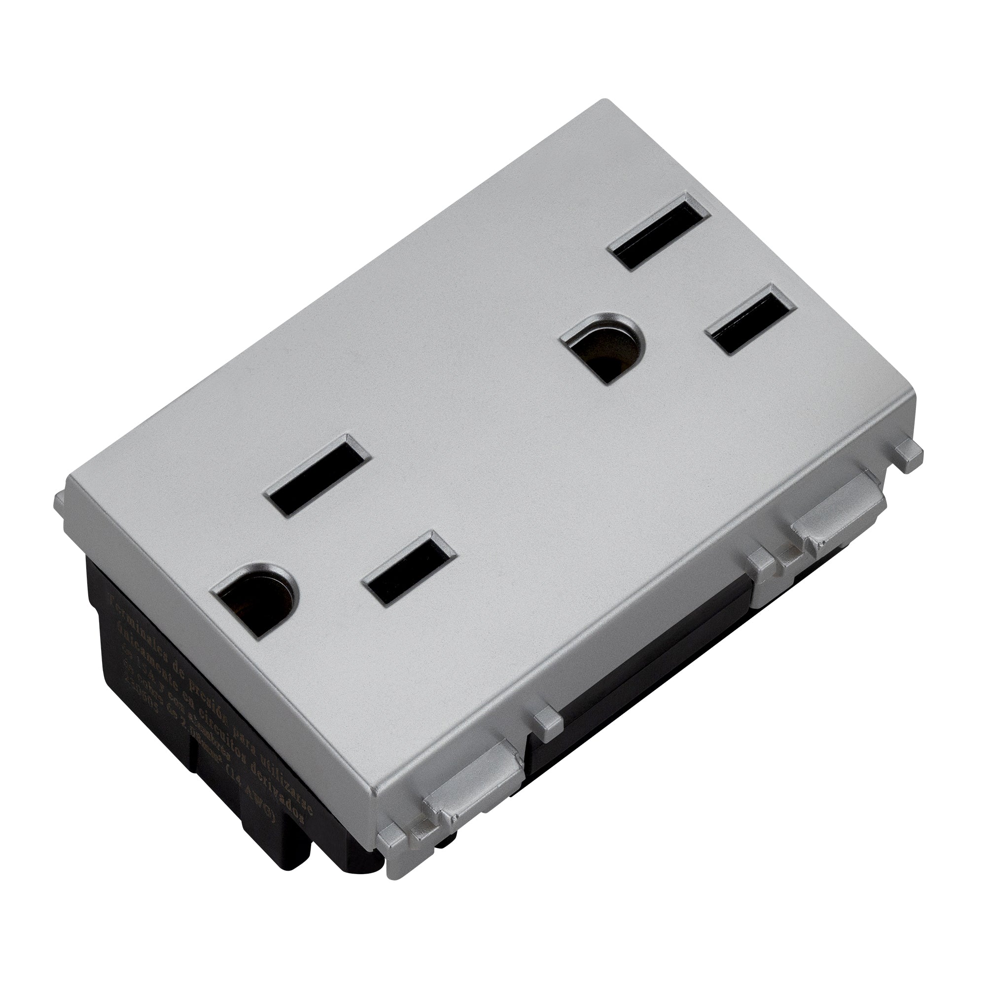 Estevez Contacto Dúplex 2P + T / 3 Módulos Alpha, Modelo E90310