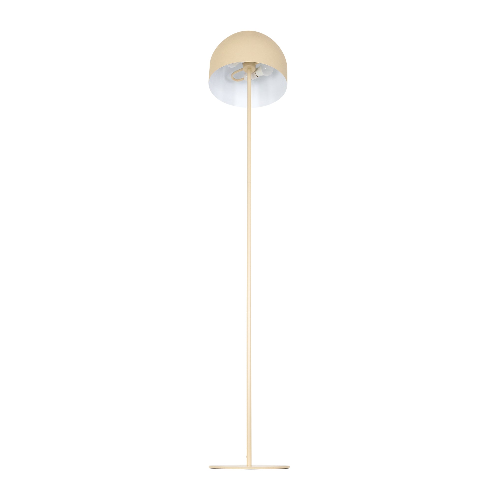 Estevez Luminario De Pie Fres Decorativo E26 Acero Ø300 Mm, Modelo EDE-0249-BEI