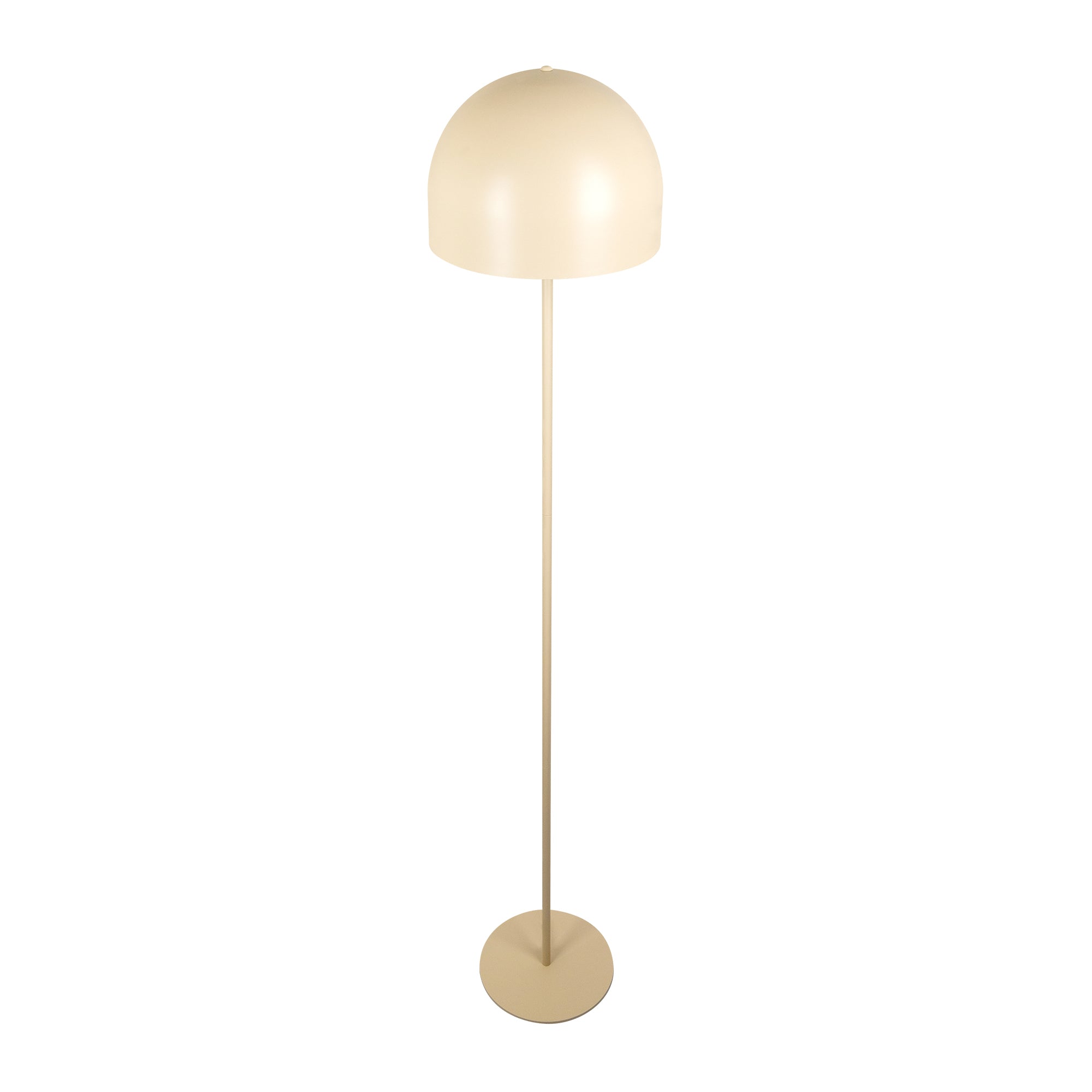 Estevez Luminario De Pie Fres Decorativo E26 Acero Ø300 Mm, Modelo EDE-0249-BEI