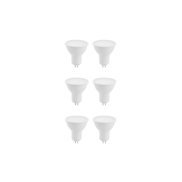 Estevez Pack de 6 Focos LED 5W Smart Luz Blanca, Alexa / Google Home, Base GU5.3 MR16, Modelo ES-E81164-05-CCT