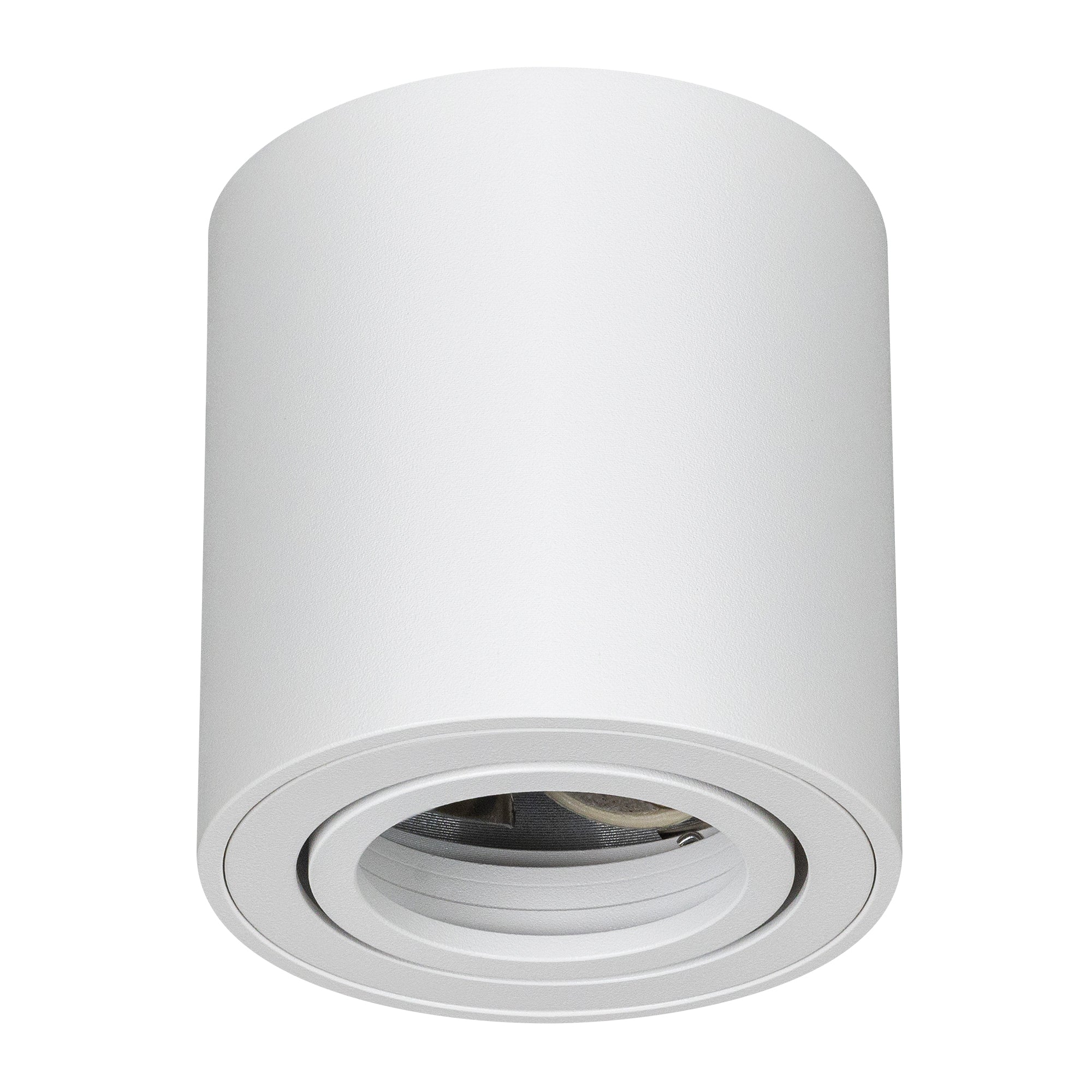 Estevez Luminaria De Sobreponer Era Cilíndrico Ø80  Aluminio Y Crista, Modelo ETC-0248