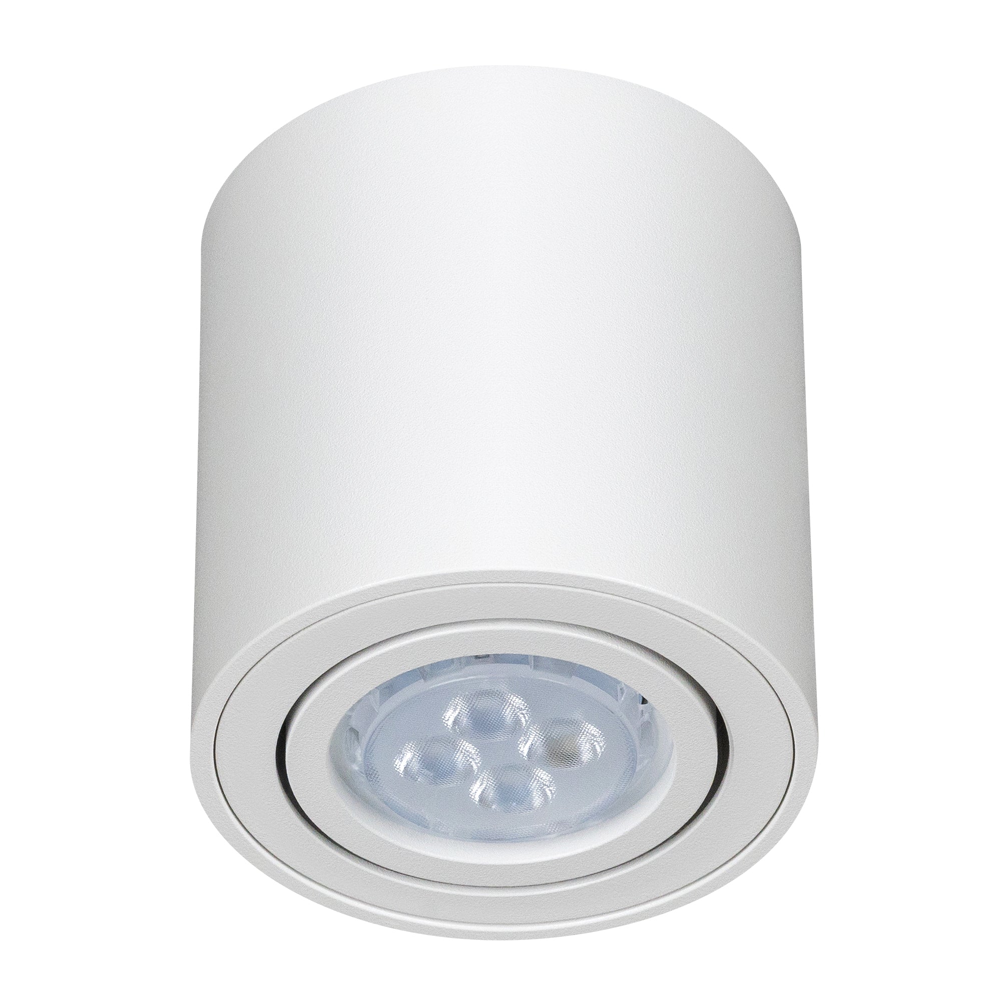 Estevez Luminaria De Sobreponer Era Cilíndrico Ø80  Aluminio Y Crista, Modelo ETC-0248