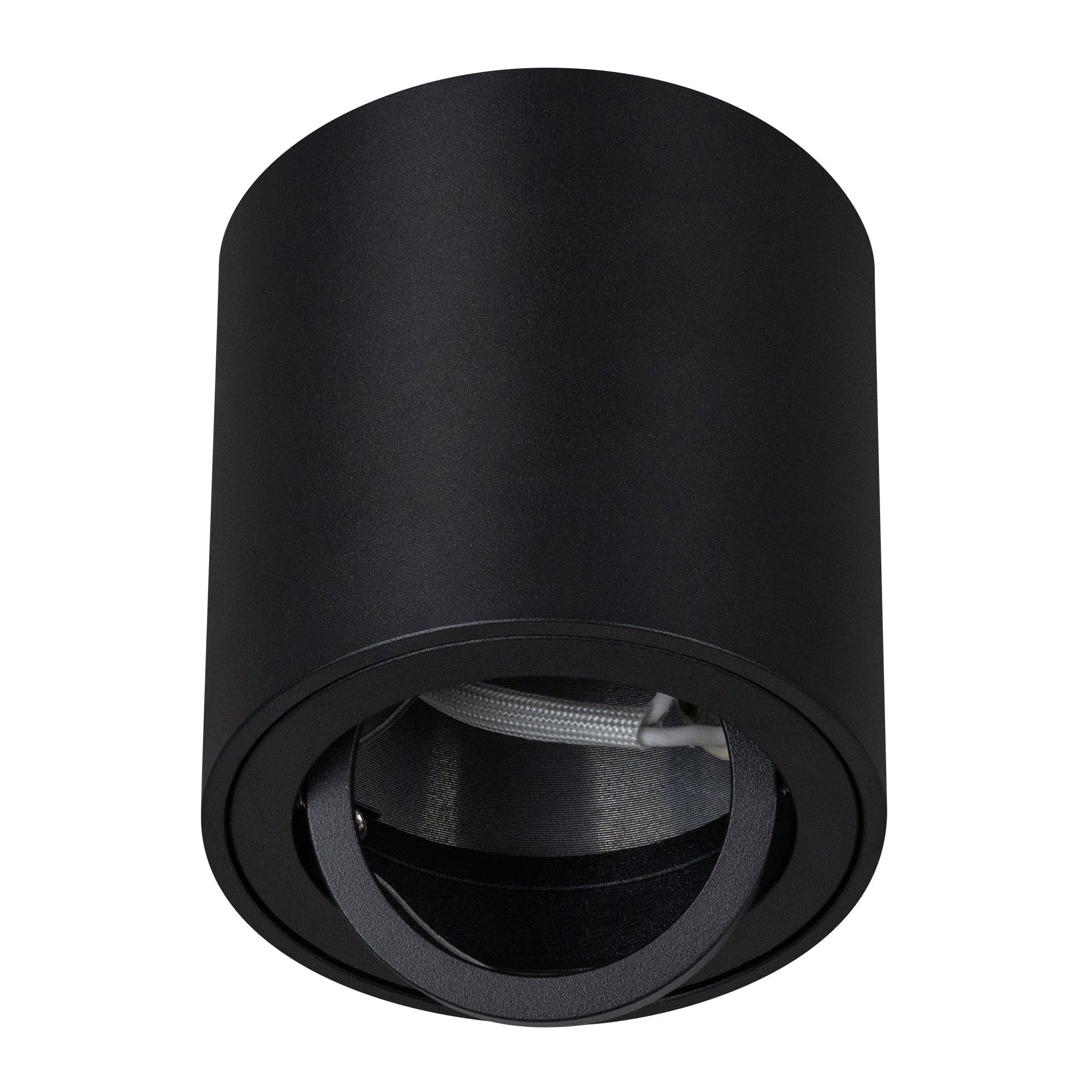 Estevez Luminaria De Sobreponer Era Cilíndrico Ø80  Aluminio Y Crista, Modelo ETC-0248