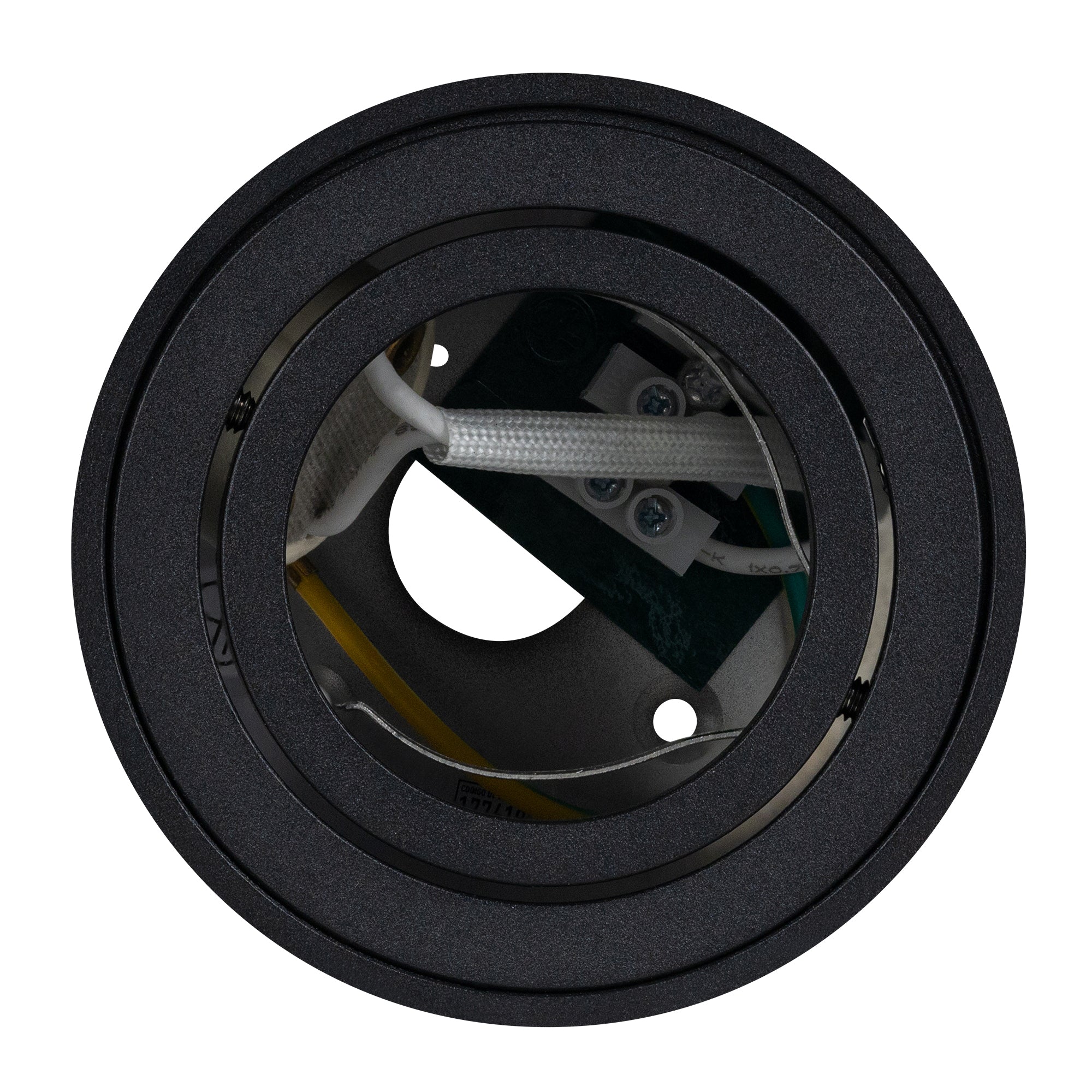 Estevez Luminaria De Sobreponer Era Cilíndrico Ø80  Aluminio Y Crista, Modelo ETC-0248