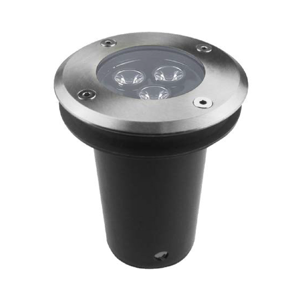 Luminario LED Empotrable Piso Estevez ETX-0123-INO - 3W 4000K, Acero Inoxidable, IP67- Luzdeco