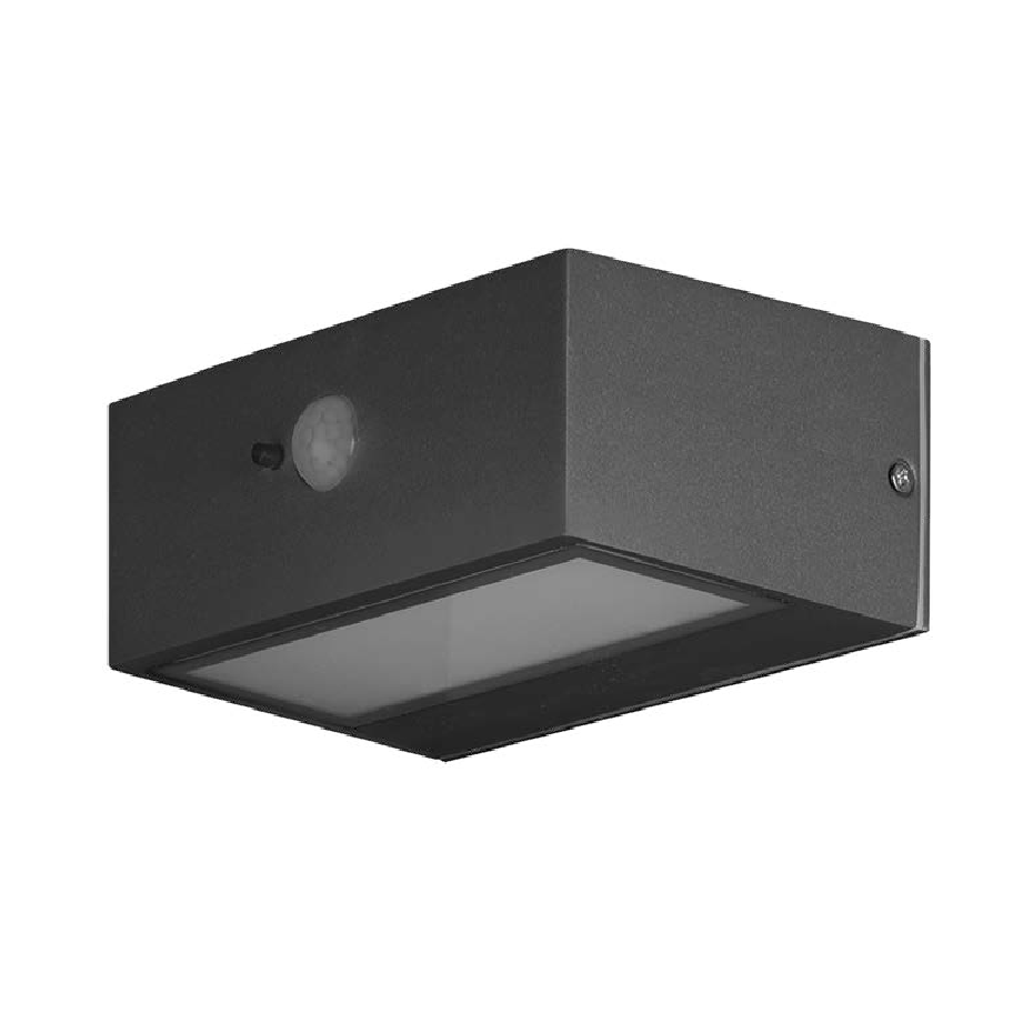 Estevez Luminario Solar LED 3W 3000K, para Sobreponer en Muro Exterior, Modelo ETX-0171-ANT