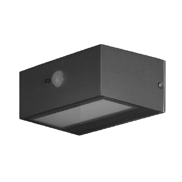 Estevez Luminario Solar LED 3W 3000K, para Sobreponer en Muro Exterior, Modelo ETX-0171-ANT