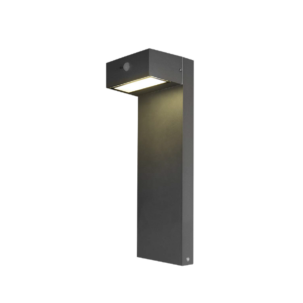 Estevez Luminario Solar LED Tipo Baliza 3W 3000K ETX-0172-ANT - Sensor y 24h Autonomía- Luzdeco