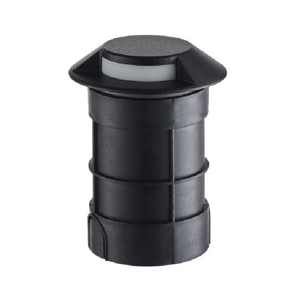  Luminario LED Empotrable Piso Estevez ETX-0303-NEG - 2.2W 3000K, Negro, IP65- Luzdeco
