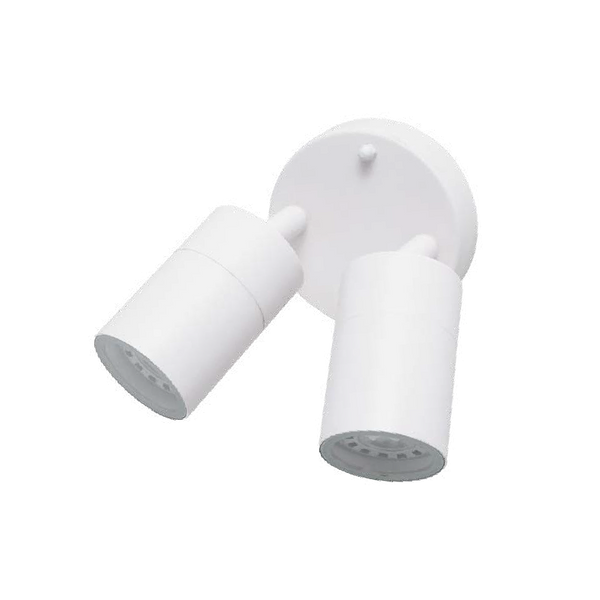 Luminario LED Estevez Blanco Doble 16W para Sobreponer en Muro Exterior | Modelo ETX-0348-BLA - luzdeco