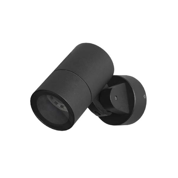  Luminario LED Ajustable Estevez Negro 8W para Sobreponer en Muro Exterior | Modelo ETX-0366-NEG - Luzdeco