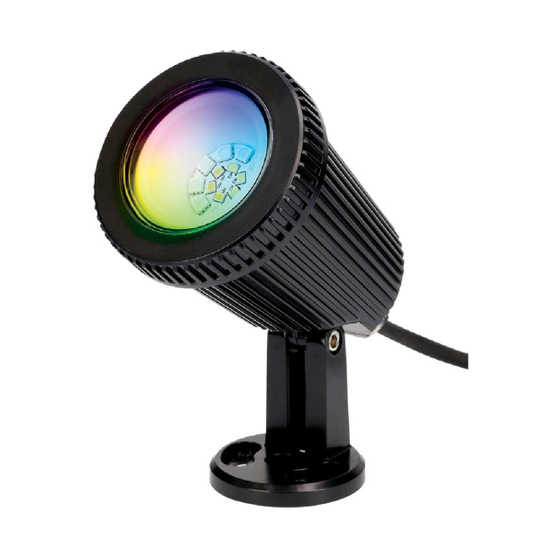 Luminario Smart LED RGB 4W Estevez ETX-0516-NEG - 2700K-6000K, Proyector, IP65- Luzdeco
