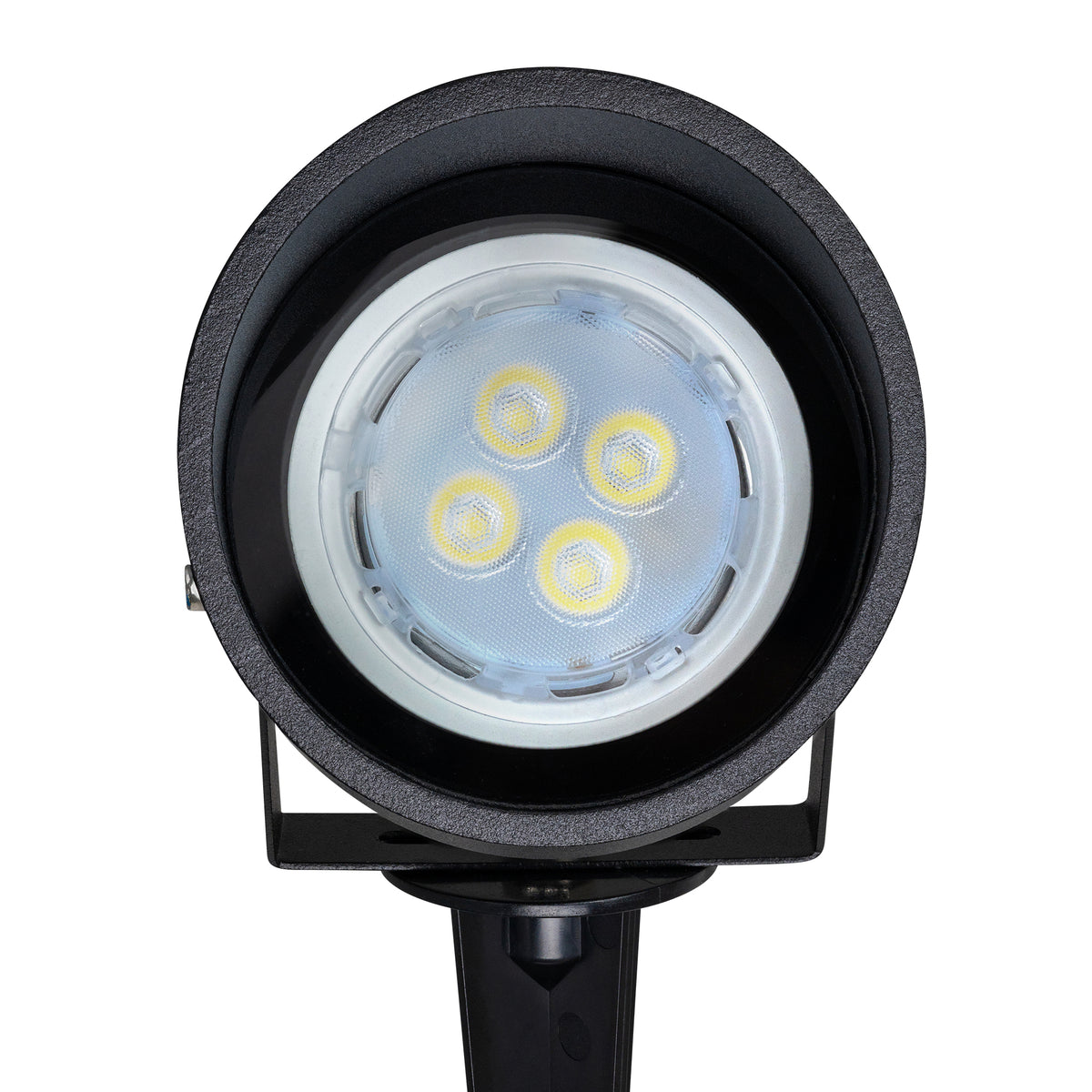 Estevez Luminaria LED de exterior tipo proyector GU10 IP65, Modelo ETX-0634-NEG