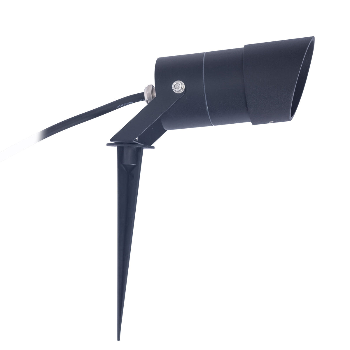 Estevez Luminaria LED de exterior tipo proyector GU10 IP65, Modelo ETX-0634-NEG