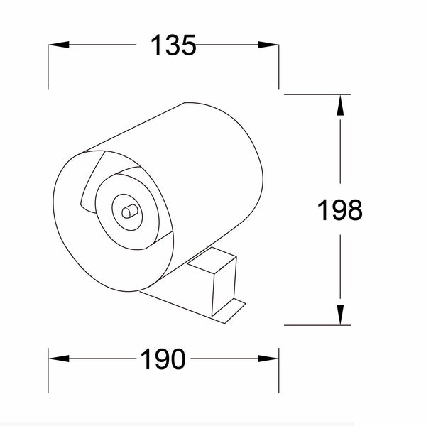 Estevez Extractor de Aire Axial en Línea 6" (Modelo EVF-IF6) - Ventilador Industrial Silencioso - Luzdeco