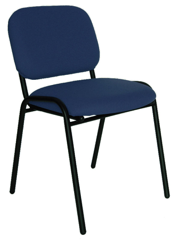 Offiho Set de 2 Sillas de Oficina para Visita Tapizada con Estructura de Acero, Modelo ECOVISITA