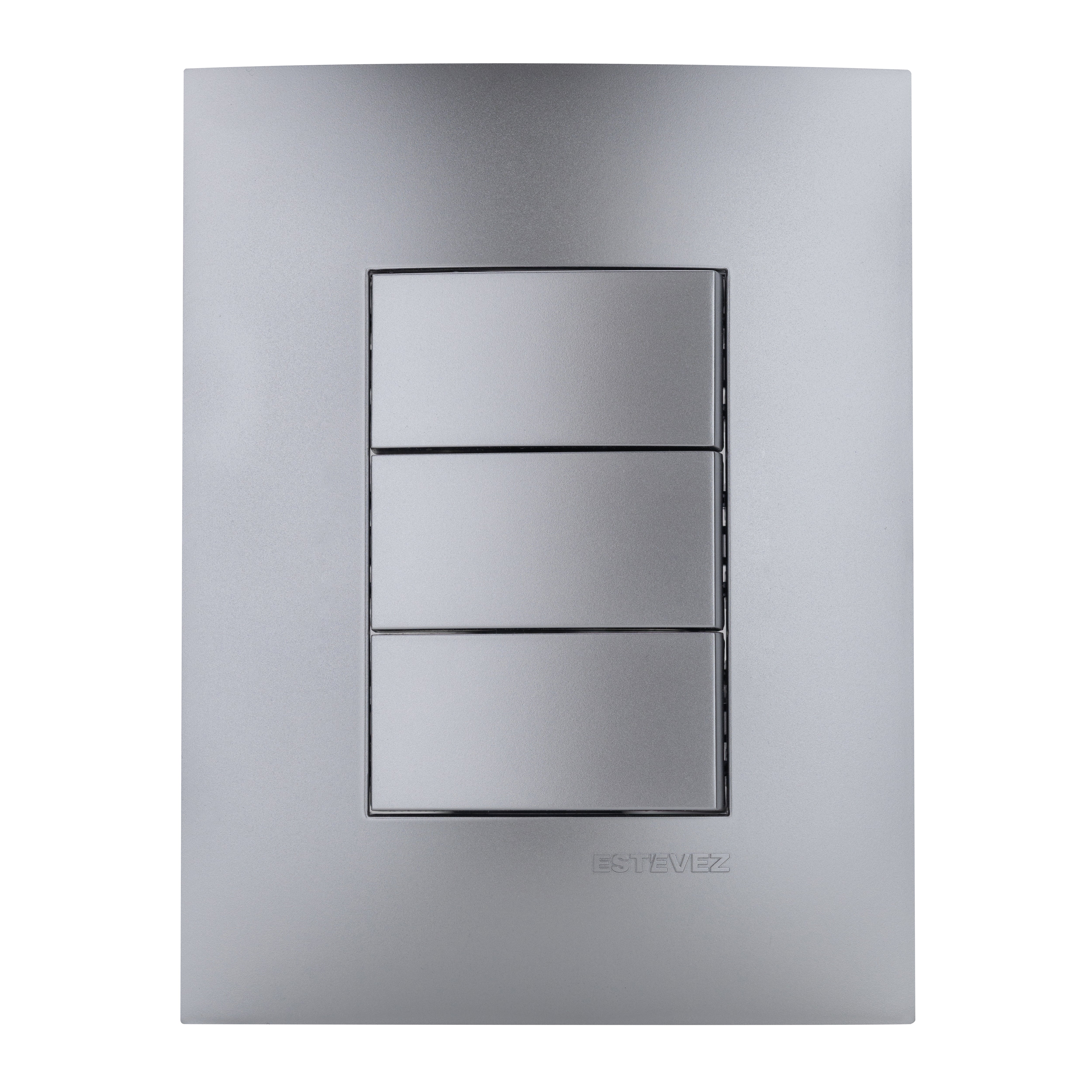 Estevez Placa con 3 Ventanas Gamma, Modelo HC-E613