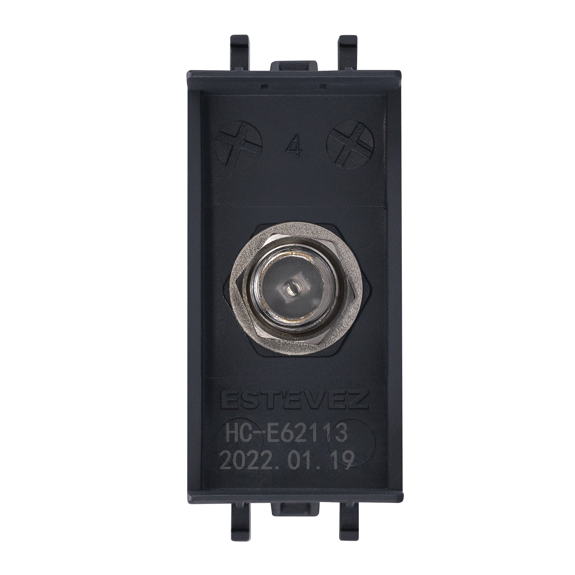 Estevez Toma TV Coaxia / Conector Roscado Gamma, Modelo HC-E60113