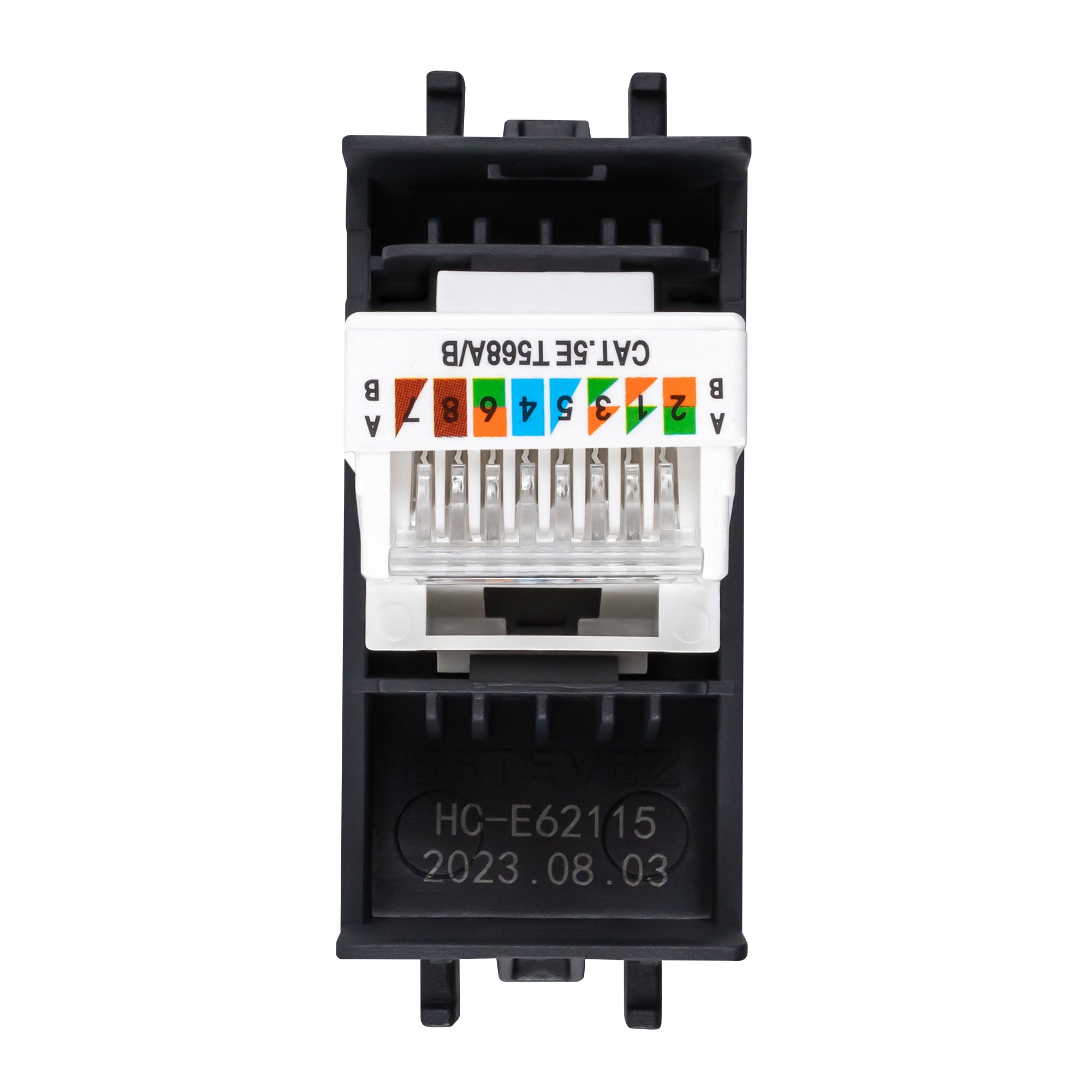 Estevez Toma de Red/ Cómputo RJ45 Cat. 5E Gamma, Modelo HC-E60115