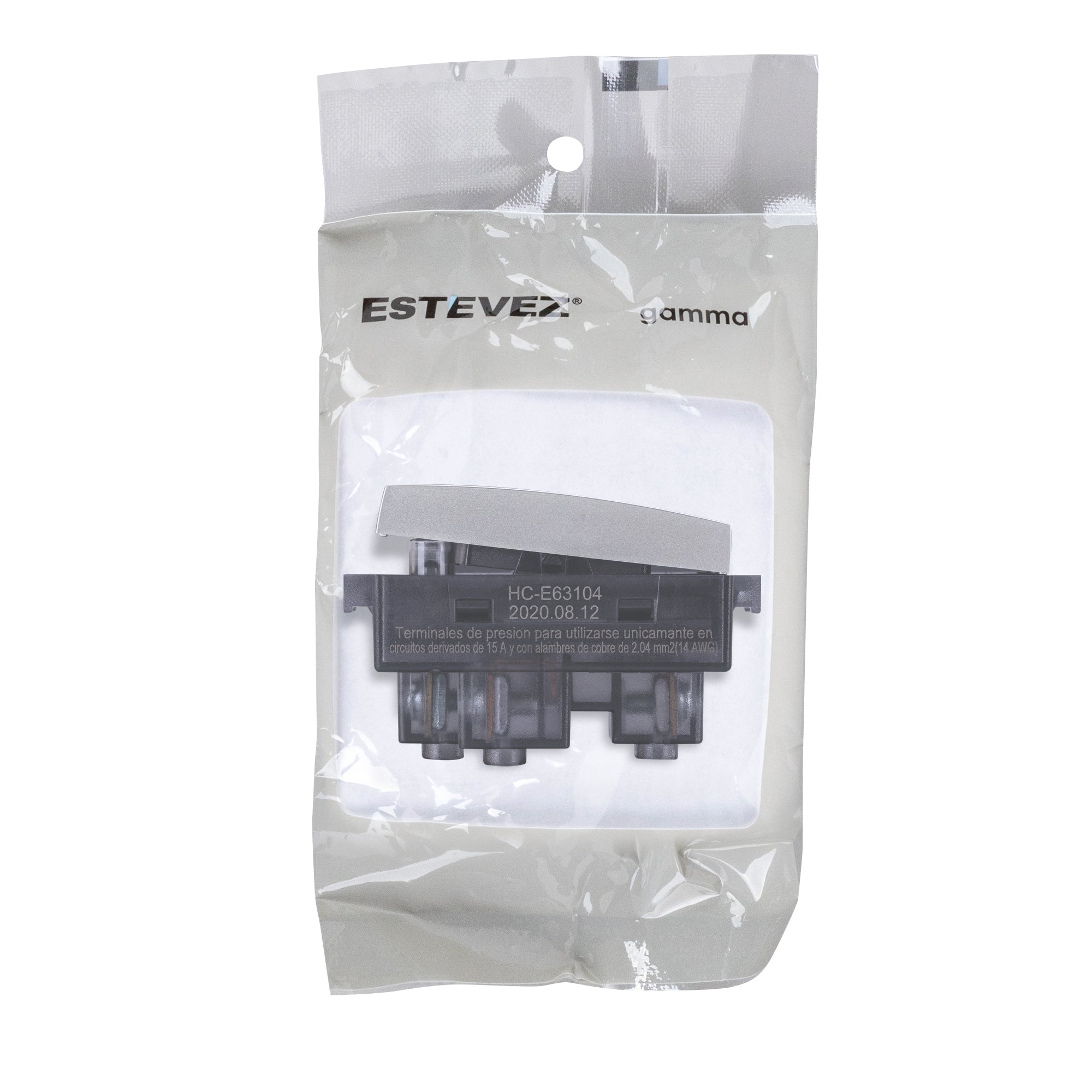 Estevez Apagador Escalera con Piloto Gamma, Modelo HC-E62104