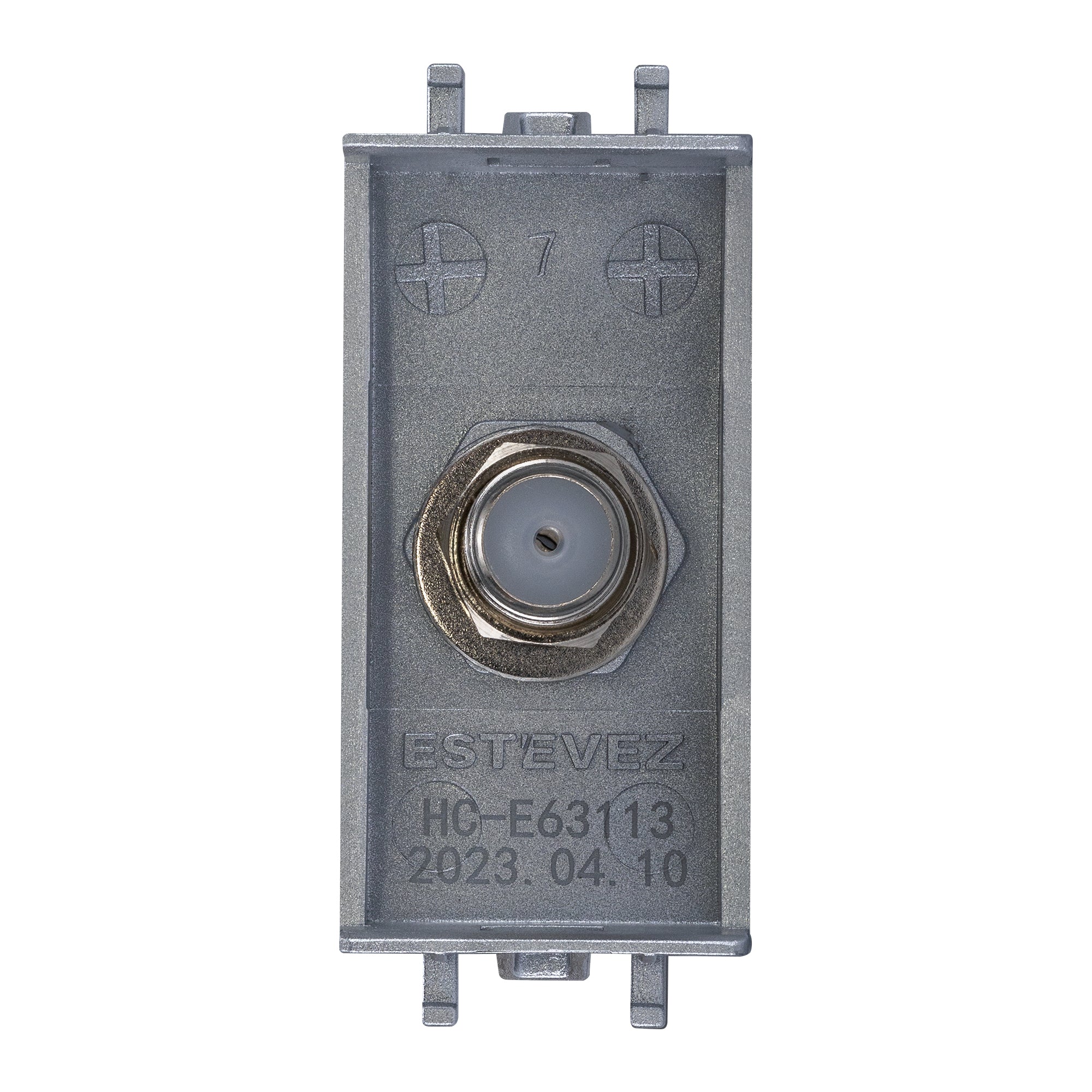 Estevez Toma TV Coaxia / Conector Roscado Gamma, Modelo HC-E60113