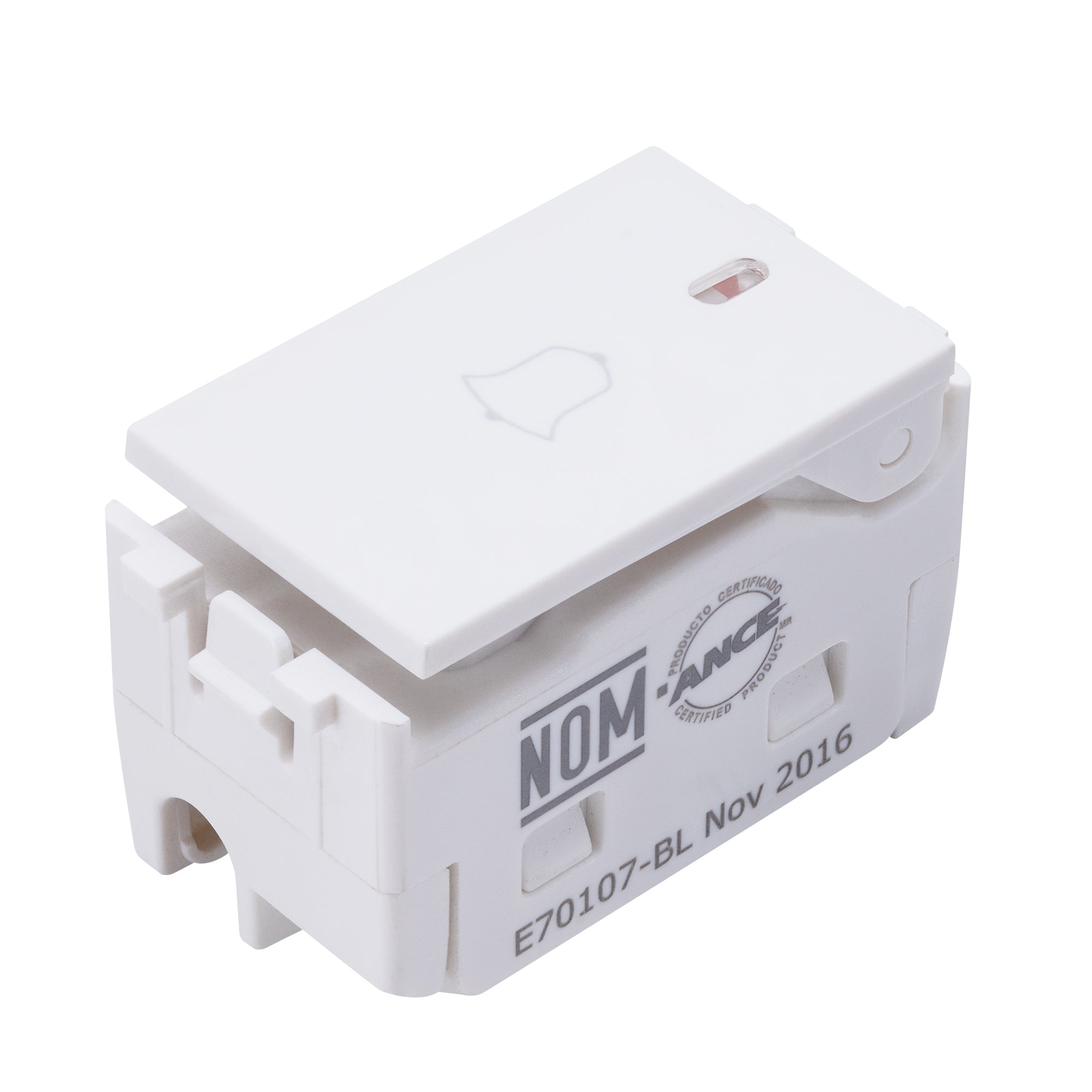 Estevez Botón Timbre Campana Pulsador Omega, Modelo HC-E70107