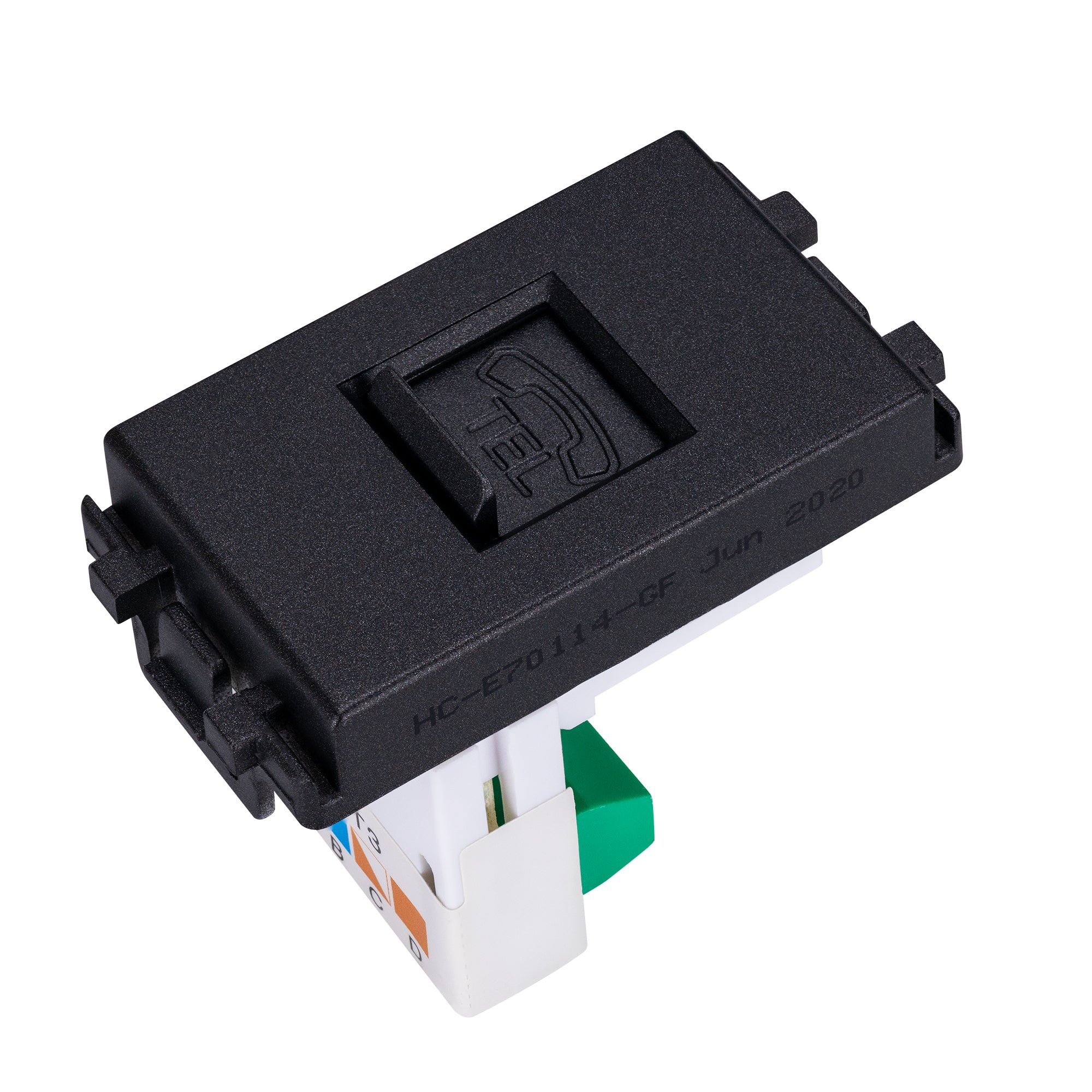 Estevez Toma Telefónica RJ11  6 Hilos Omega, Modelo HC-E70114