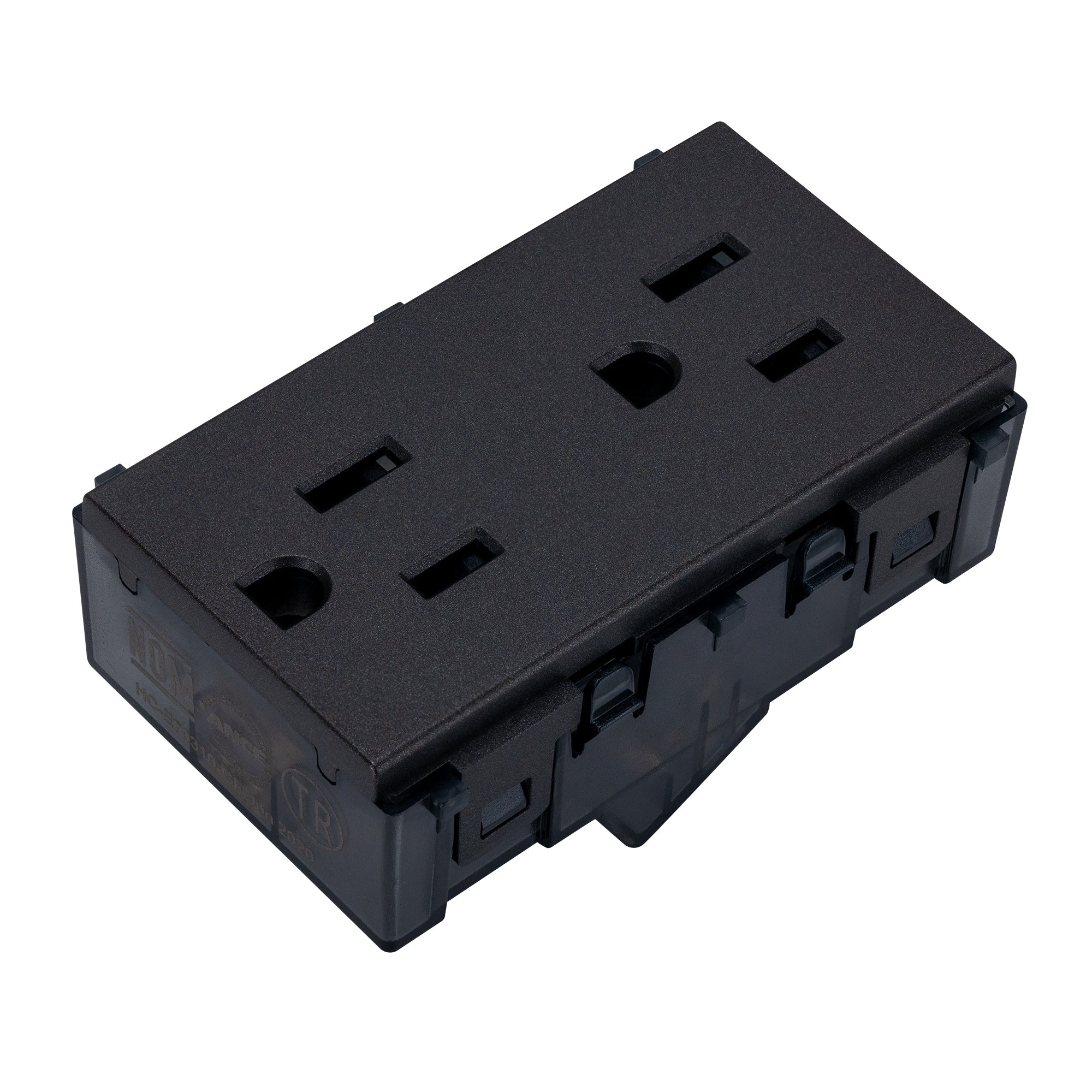 Estevez Contacto Dúplex 2P+T con Protección Infantil 3 Módulos Omega, Modelo HC-E70310