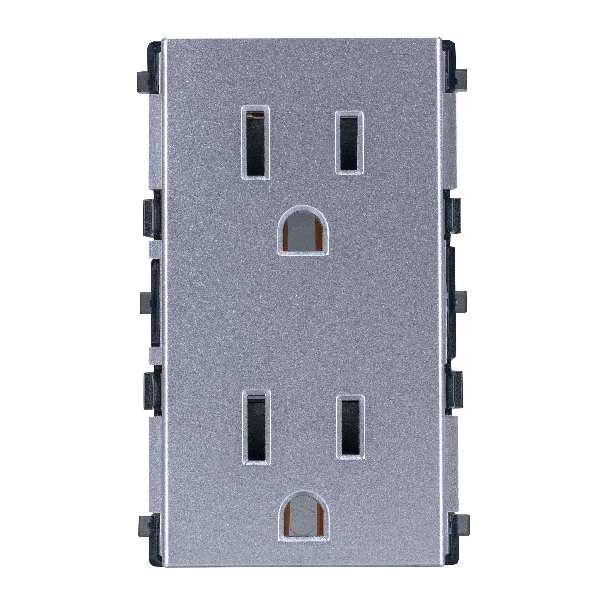 Estevez Contacto Dúplex 2P+T con Protección Infantil 3 Módulos Omega, Modelo HC-E70310