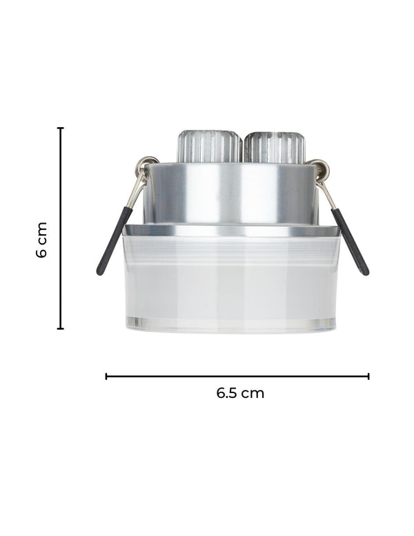 Estevez Luminario LED de Acento Empotrable En Techo 3 W, Modelo 19196-1