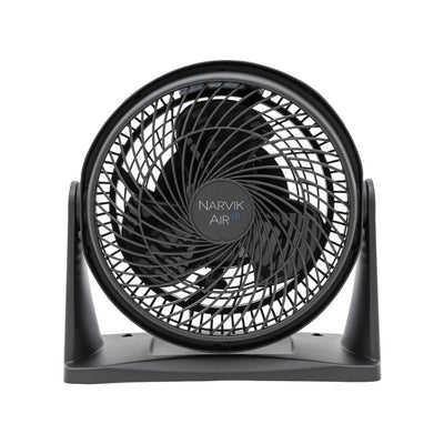 Narvik Ventilador de 9" 2 en 1: Piso y Pared  33W Silencioso con Aspas Plásticas, Modelo NA2009