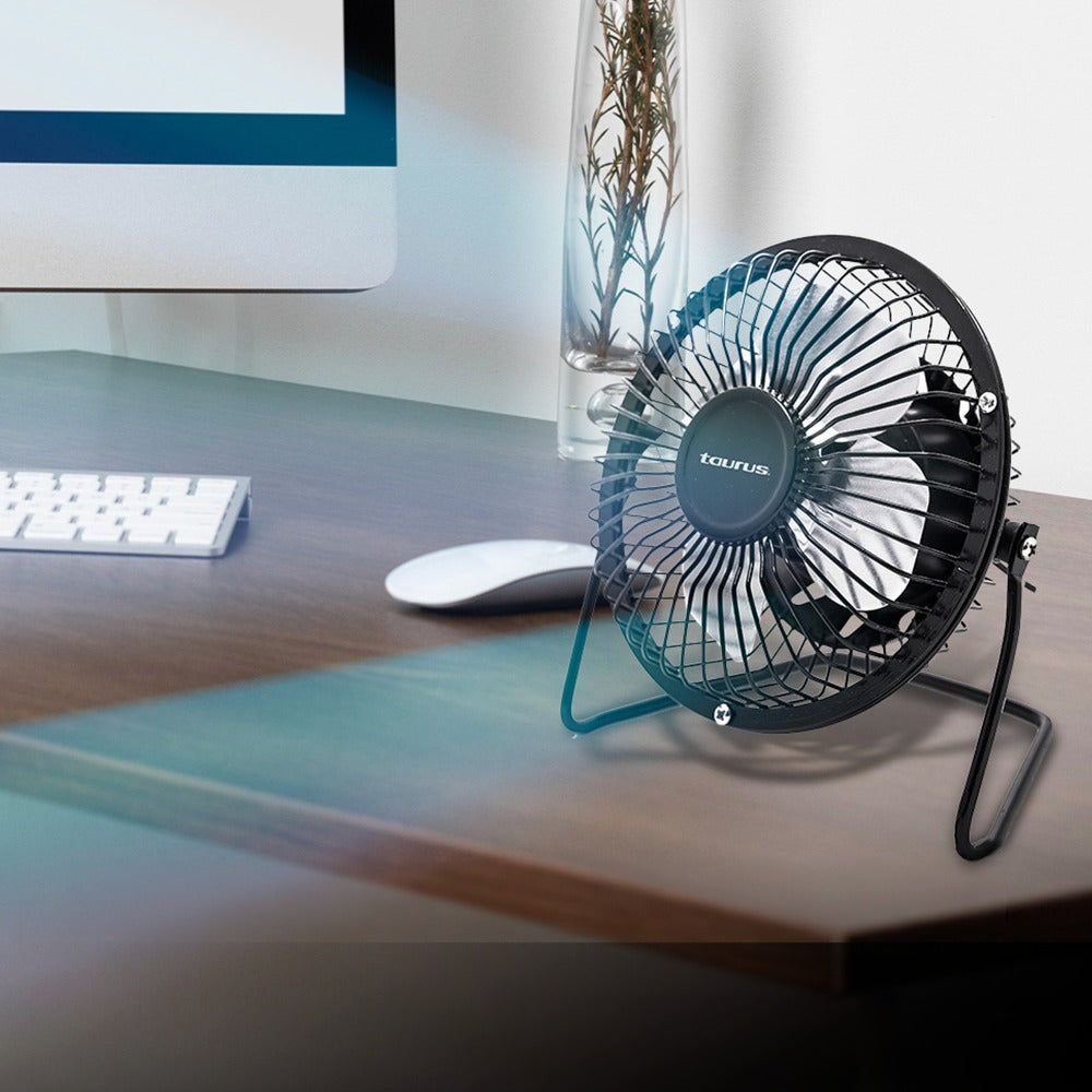 Taurus Ventilador Mini de 4" para Escritorio con Conexión USB, Modelo M94402800