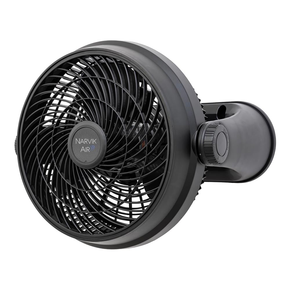 Narvik Ventilador de 12" 2 en 1: Piso y Pared 88W Silencioso con Aspas Plásticas, Modelo NA2012