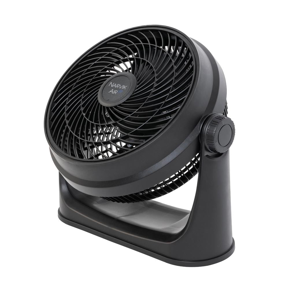 Narvik Ventilador de 12" 2 en 1: Piso y Pared 88W Silencioso con Aspas Plásticas, Modelo NA2012