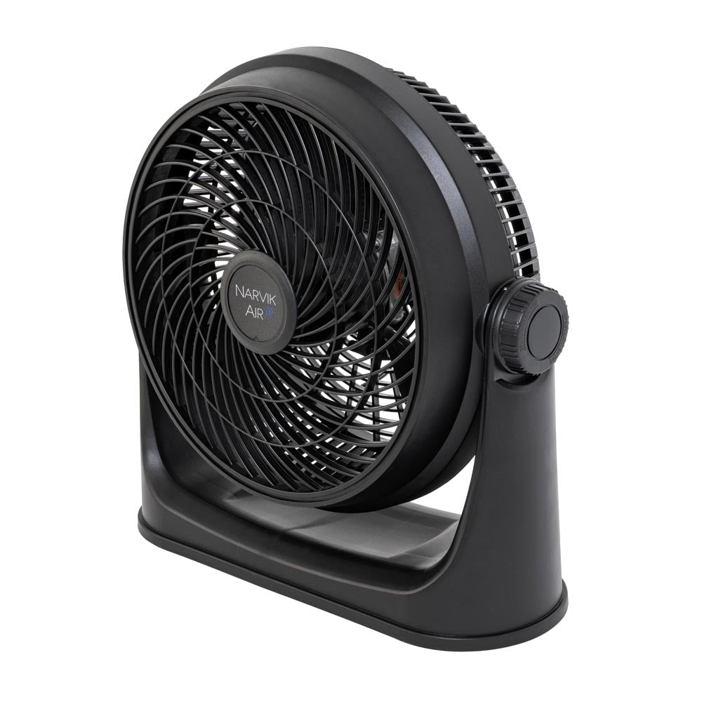 Narvik Ventilador de 12" 2 en 1: Piso y Pared 88W Silencioso con Aspas Plásticas, Modelo NA2012
