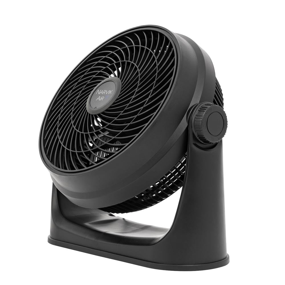 Narvik Ventilador de 12" 2 en 1: Piso y Pared 88W Silencioso con Aspas Plásticas, Modelo NA2012