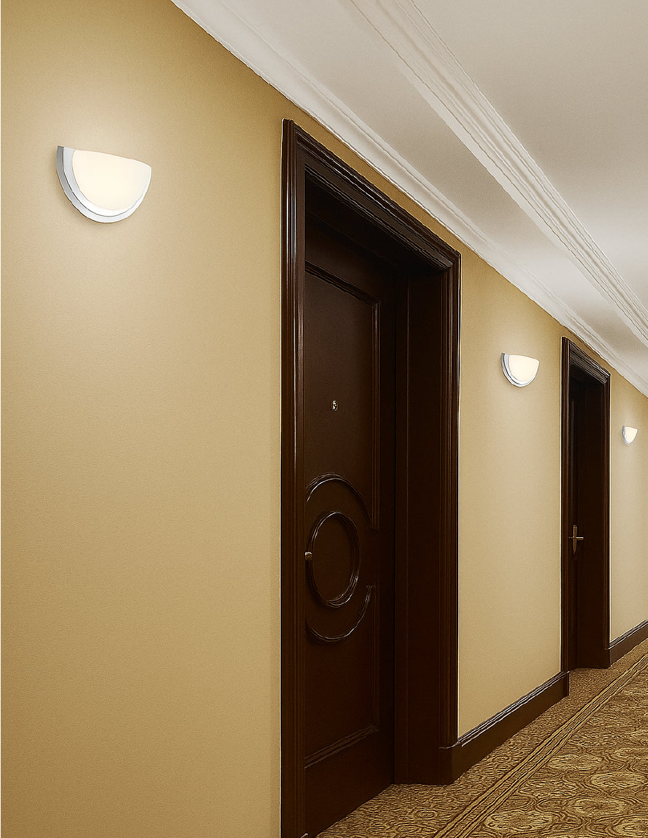 Estevez Aplique De Muro Con Tapa Anti Insectos E26 Níquel Diameter Cover, Modelo 19850-1