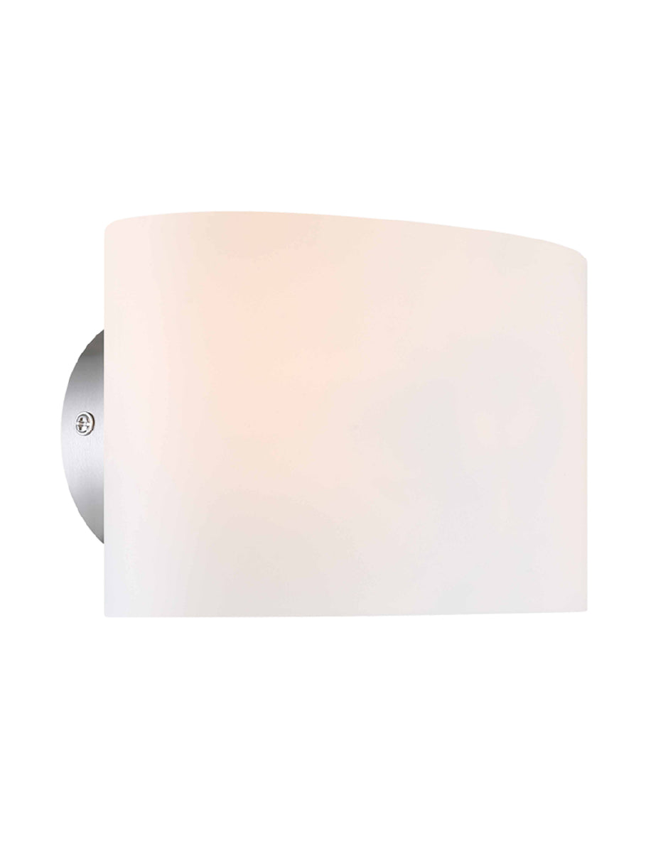Estevez Luminaria Prisma De Pared Blanca G9 195x138x115mm, Modelo 19854-0