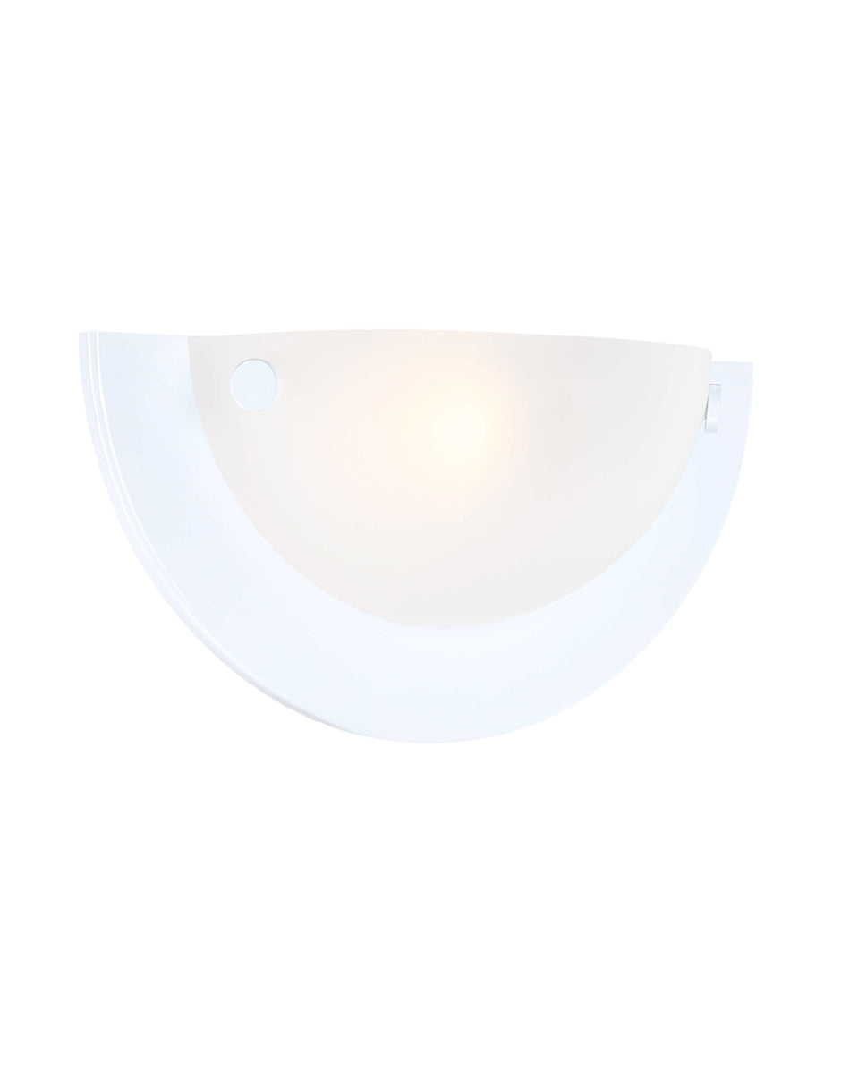 Estevez Aplique De Muro E26 Blanco Diameter Simple, Modelo 19851-0