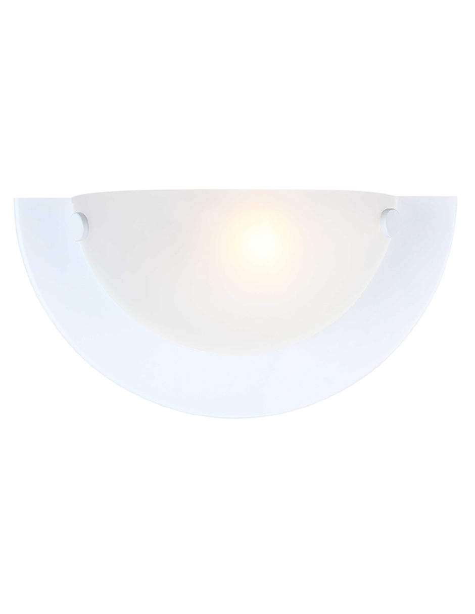 Estevez Aplique De Muro E26 Blanco Diameter Simple, Modelo 19851-0